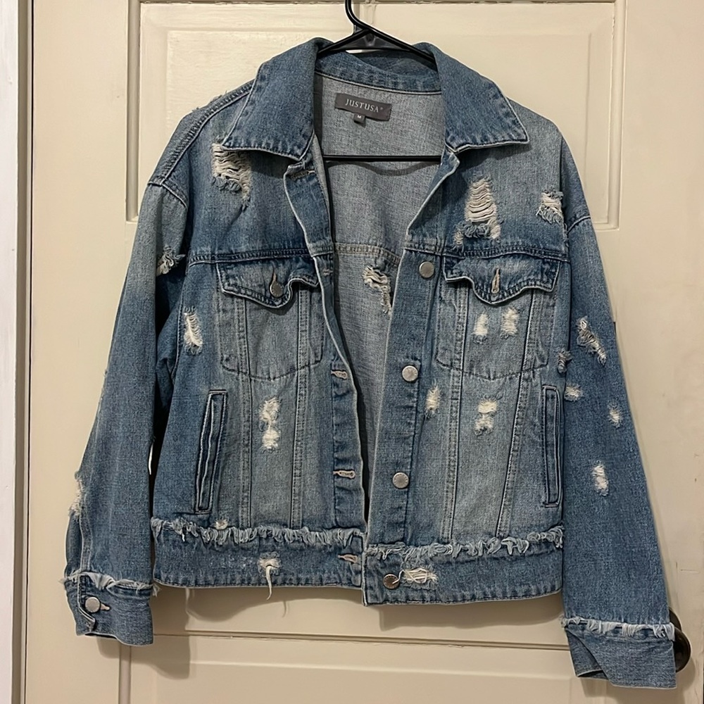 size m denim jacket